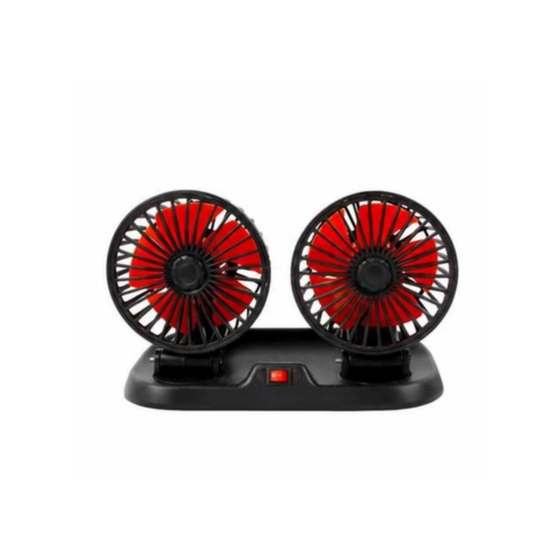 Ventilator Auto Flippy Mini Dual Head 12V DC Compact — imagine 1