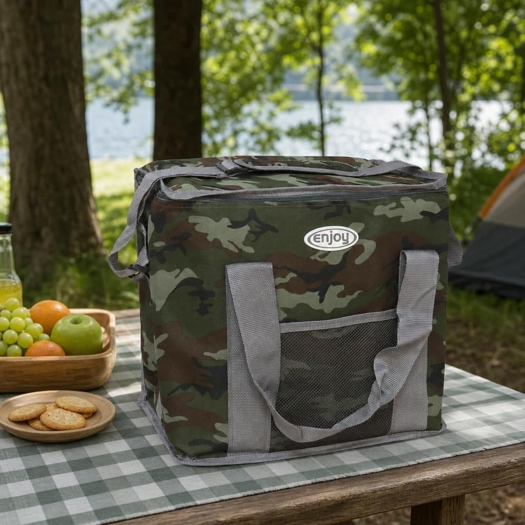 Geanta Termoizolanta Portabila Flippy 30 L Camuflaj Militar — imagine 5