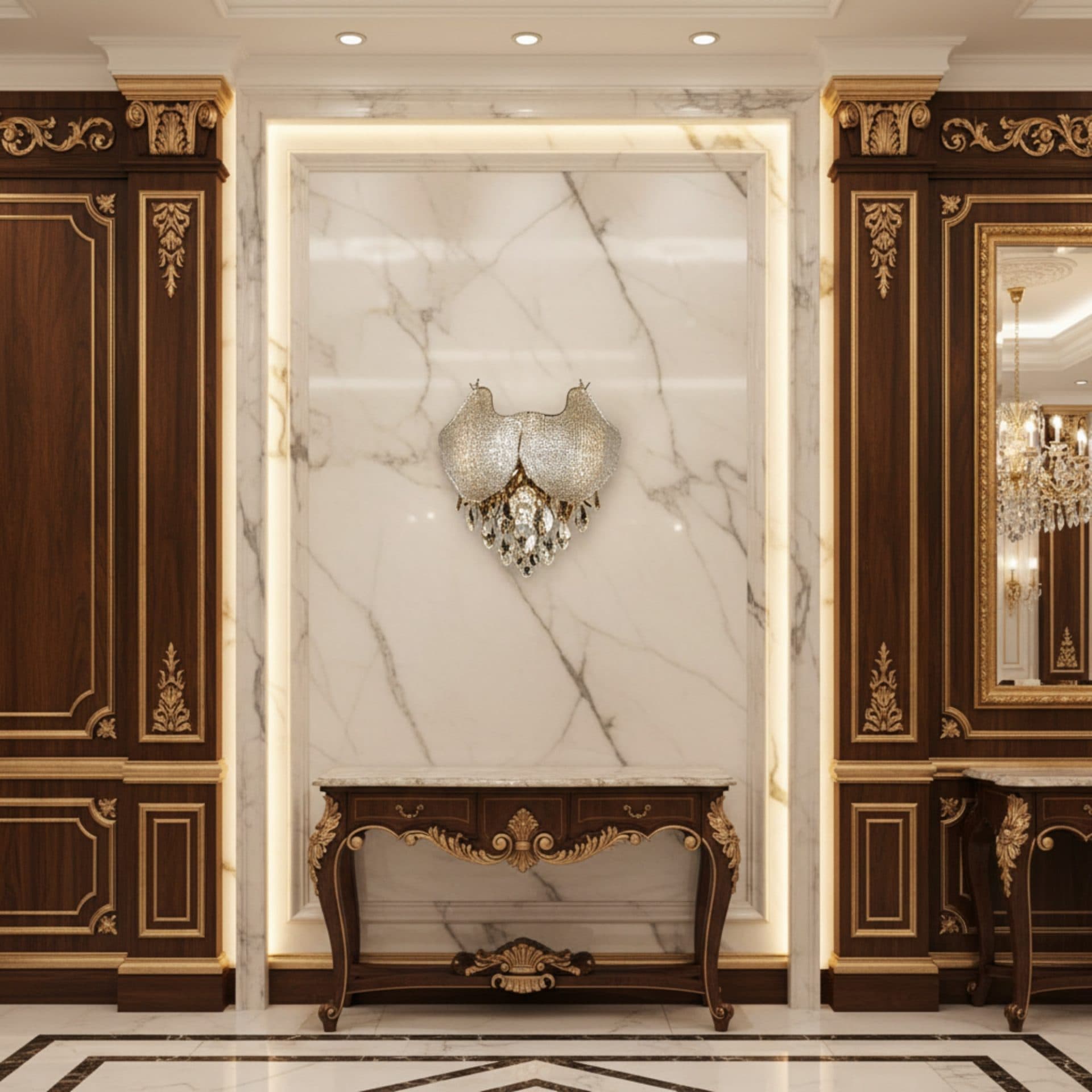 Aplica Cristal Flippy LUXE 3x E14 Auriu Lucios — imagine 2