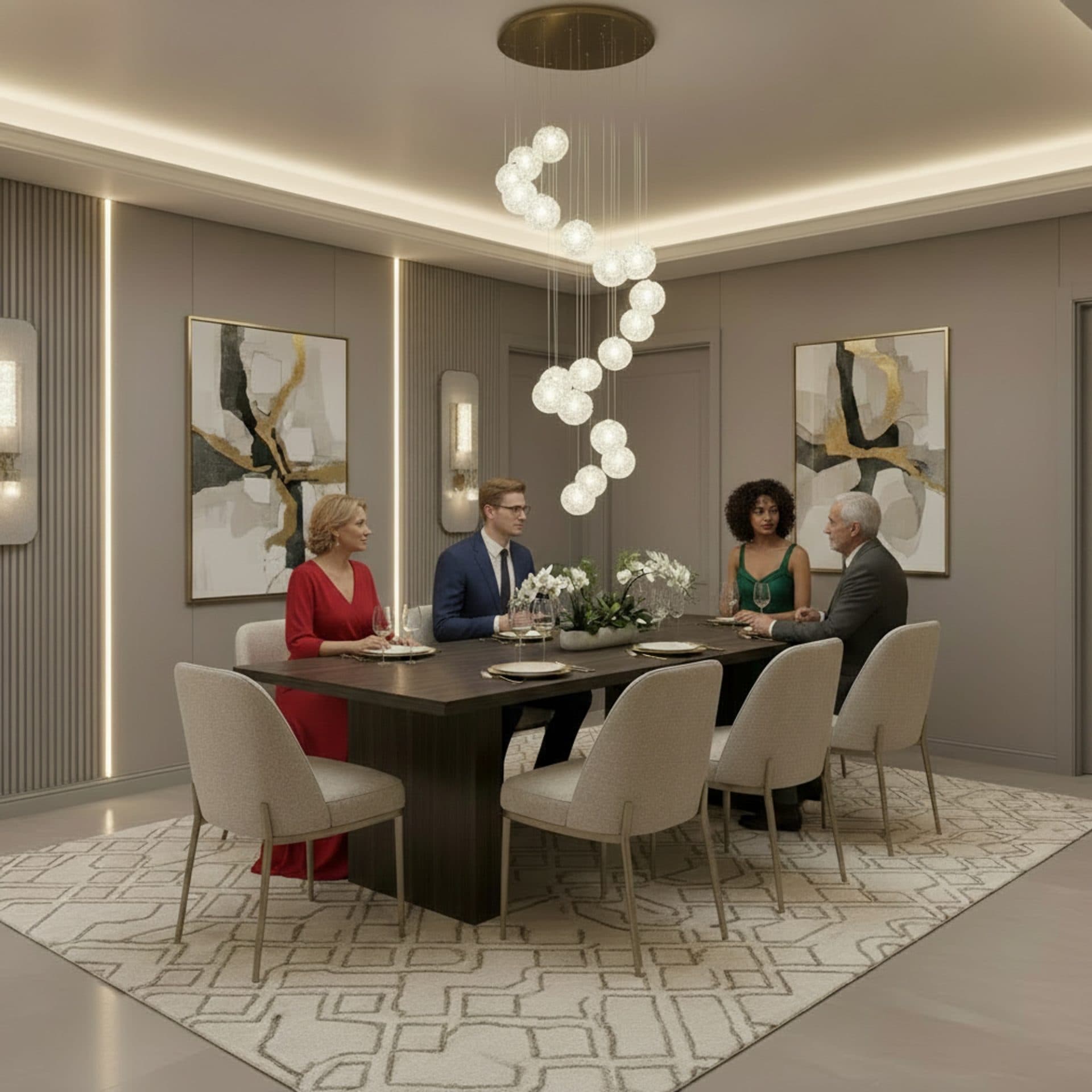 Candelabru Flippy LED Cristal MILLE — imagine 3