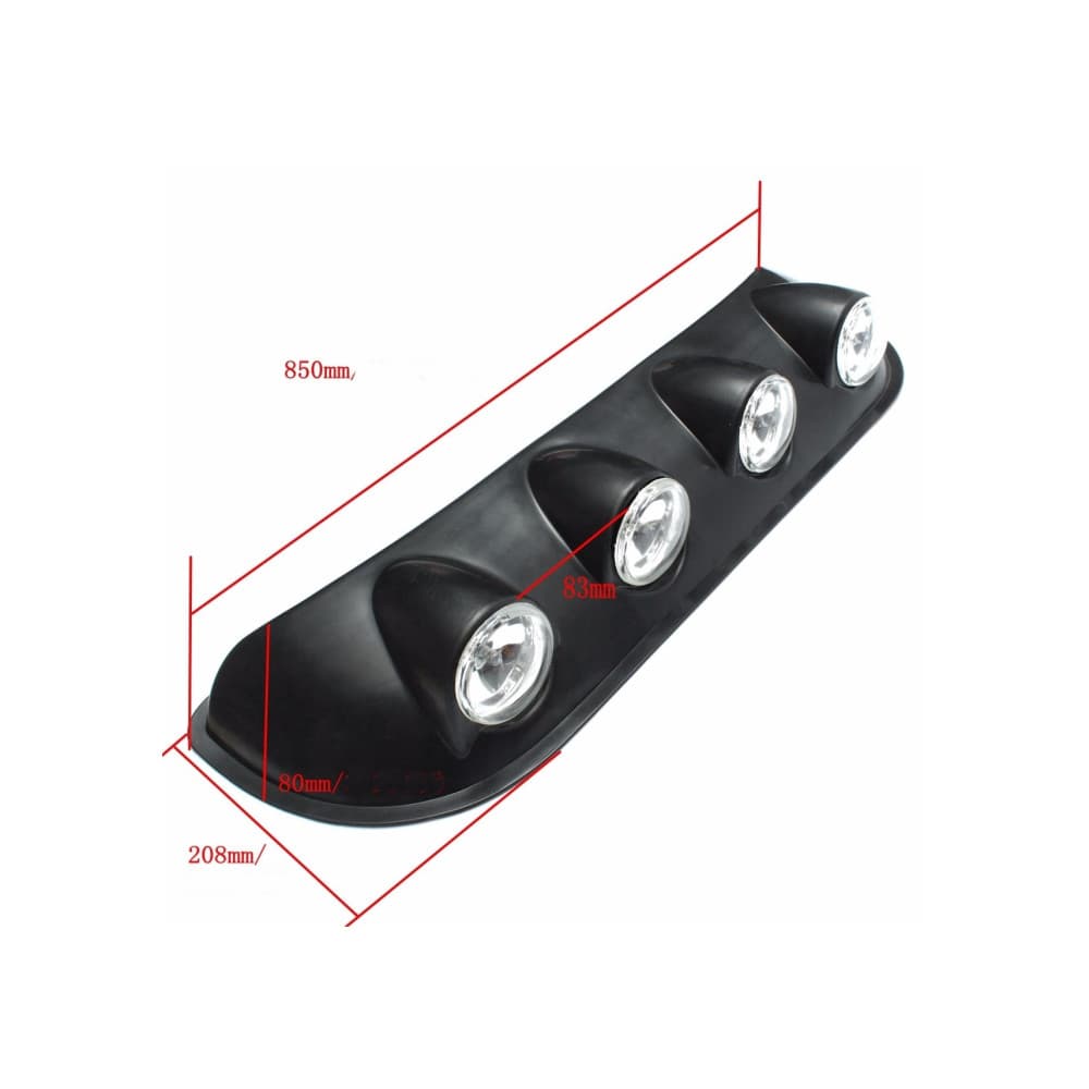 Ansamblu proiectoare LED cu Angel Eyes pentru plafon, 4 bucati, 12V — imagine 4