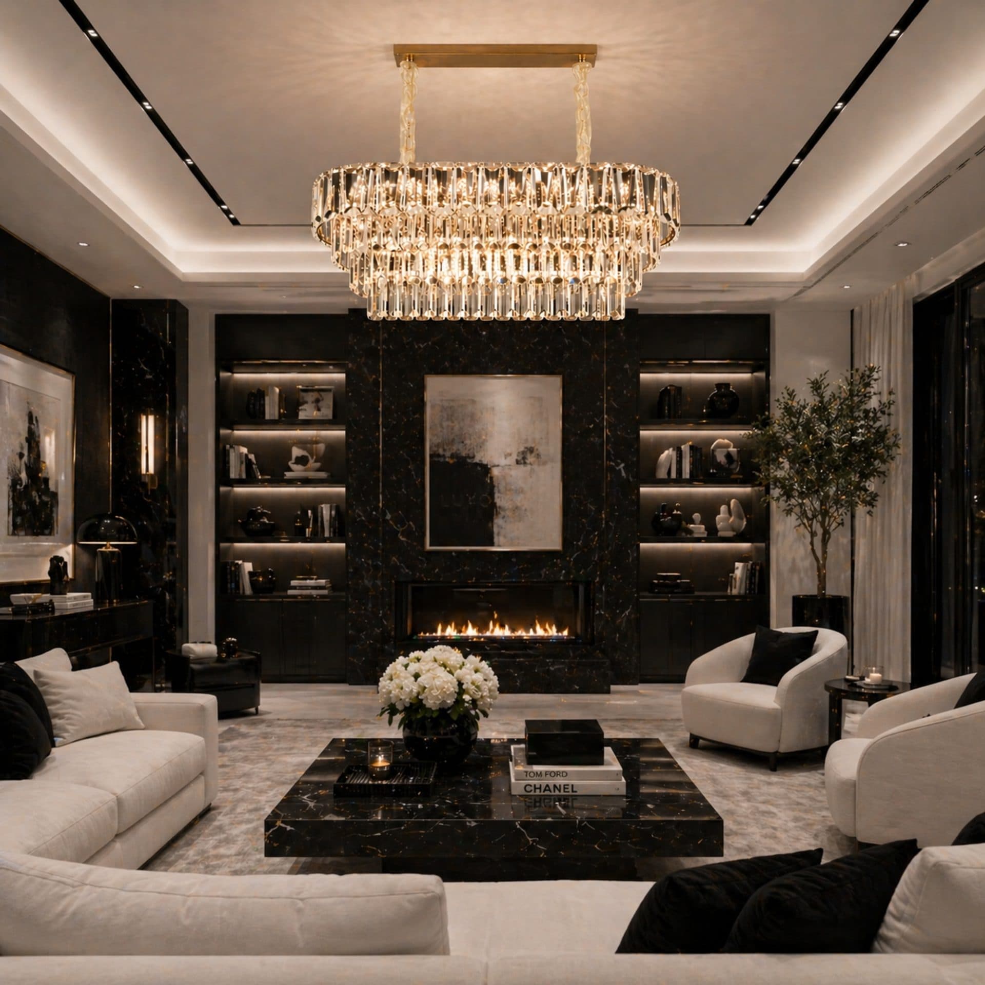 Candelabru Flippy Cristal VALMONT Supremo 12xE14 Auriu — imagine 1