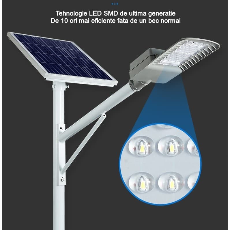 Lampa solara stradala Flippy, 200W, 2250 lm, IP65 — imagine 2