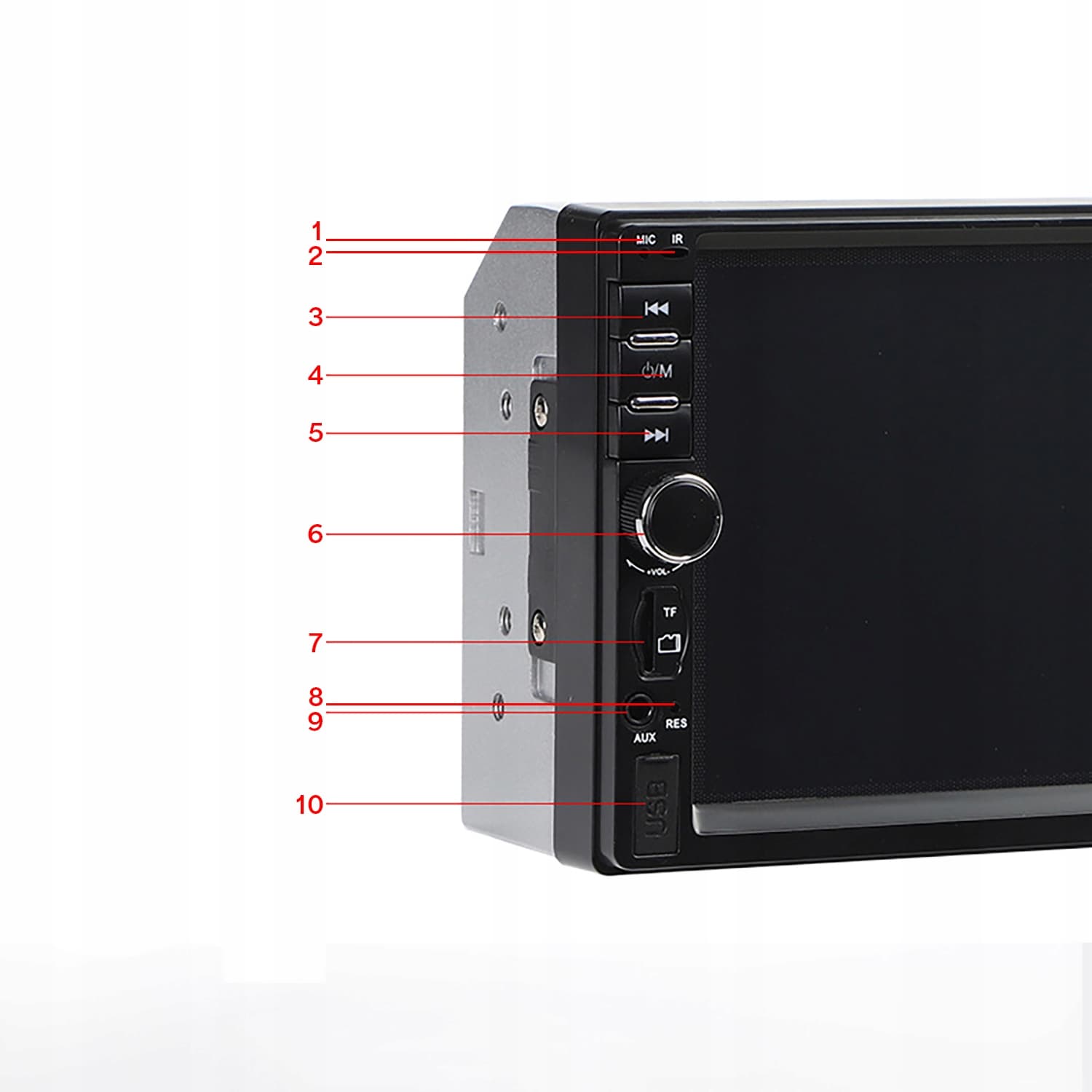 Player Video Auto 2DIN WDS-30 TouchScreen 7 inch — imagine 6