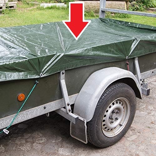 Prelata impermeabila 6.0m x 8.0m verde — imagine 1