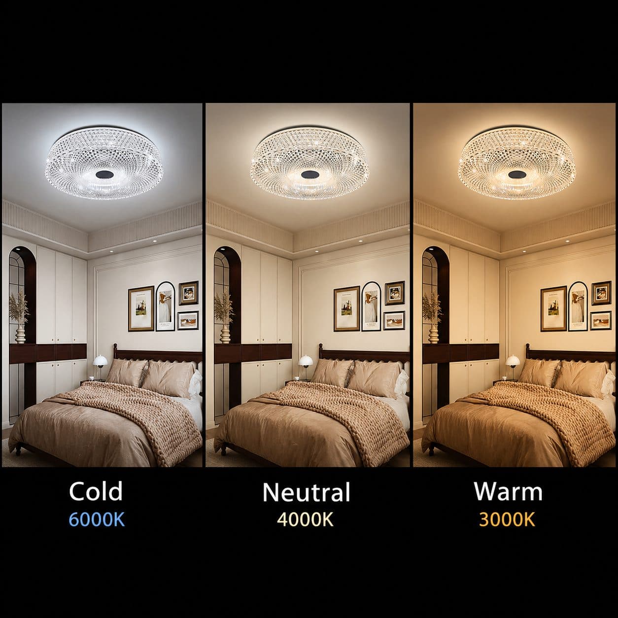 Lustra LED Flippy RADIAN Eleganza 38.9W Diametru 48.5 cm Lumina Calda/Neutra/Rece Alb — imagine 8
