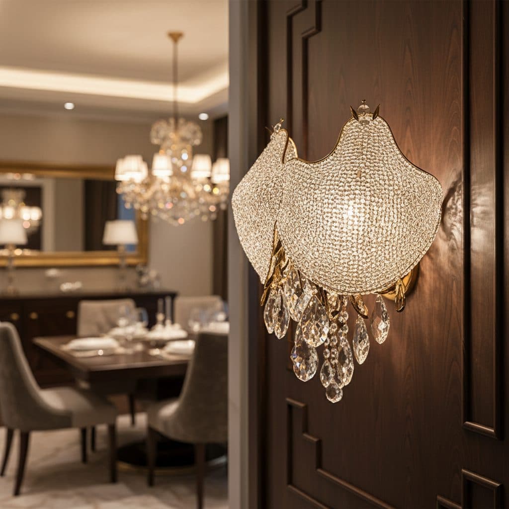 Aplica Cristal Flippy LUXE 3x E14 Auriu Lucios — imagine 4