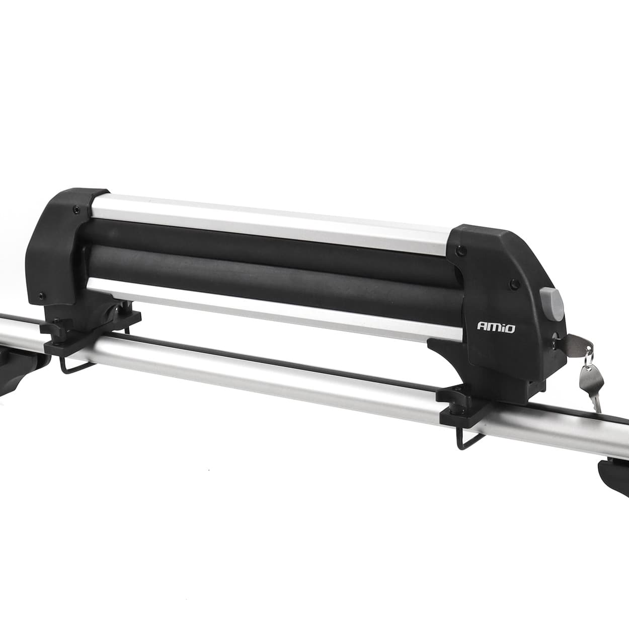 Suport Schi Snowboard AMIO cu prindere pe barele transversale, 570mm, model SSR-01S — imagine 6
