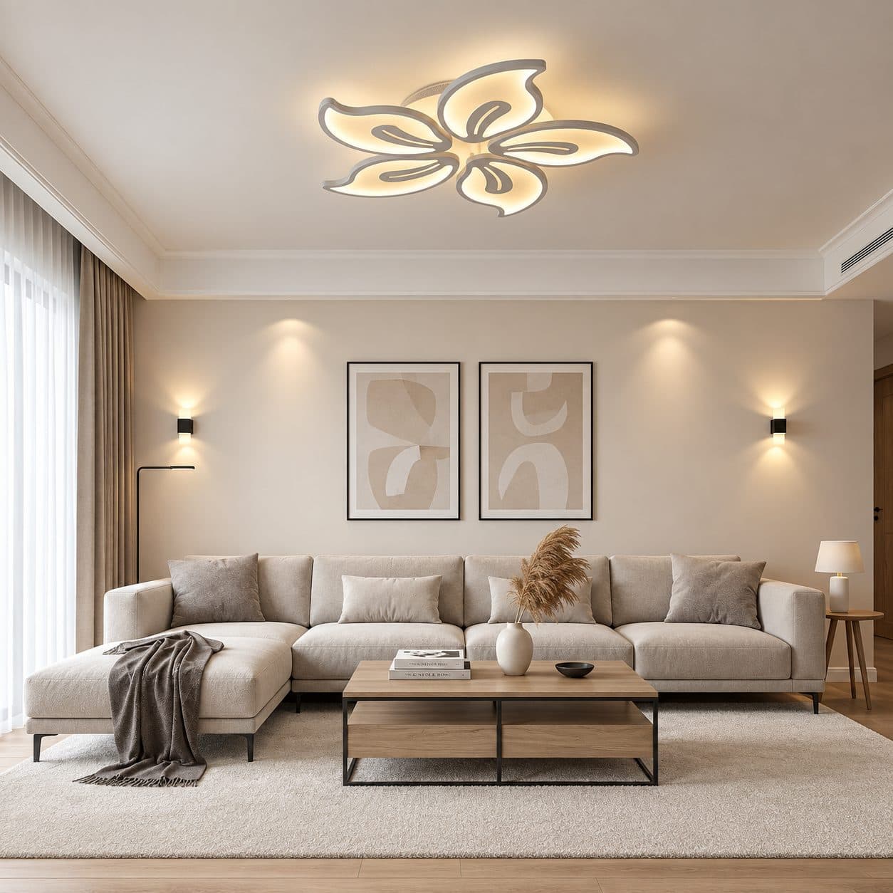 Lustra LED cu telecomanda Flippy JASMINE 66W — imagine 3