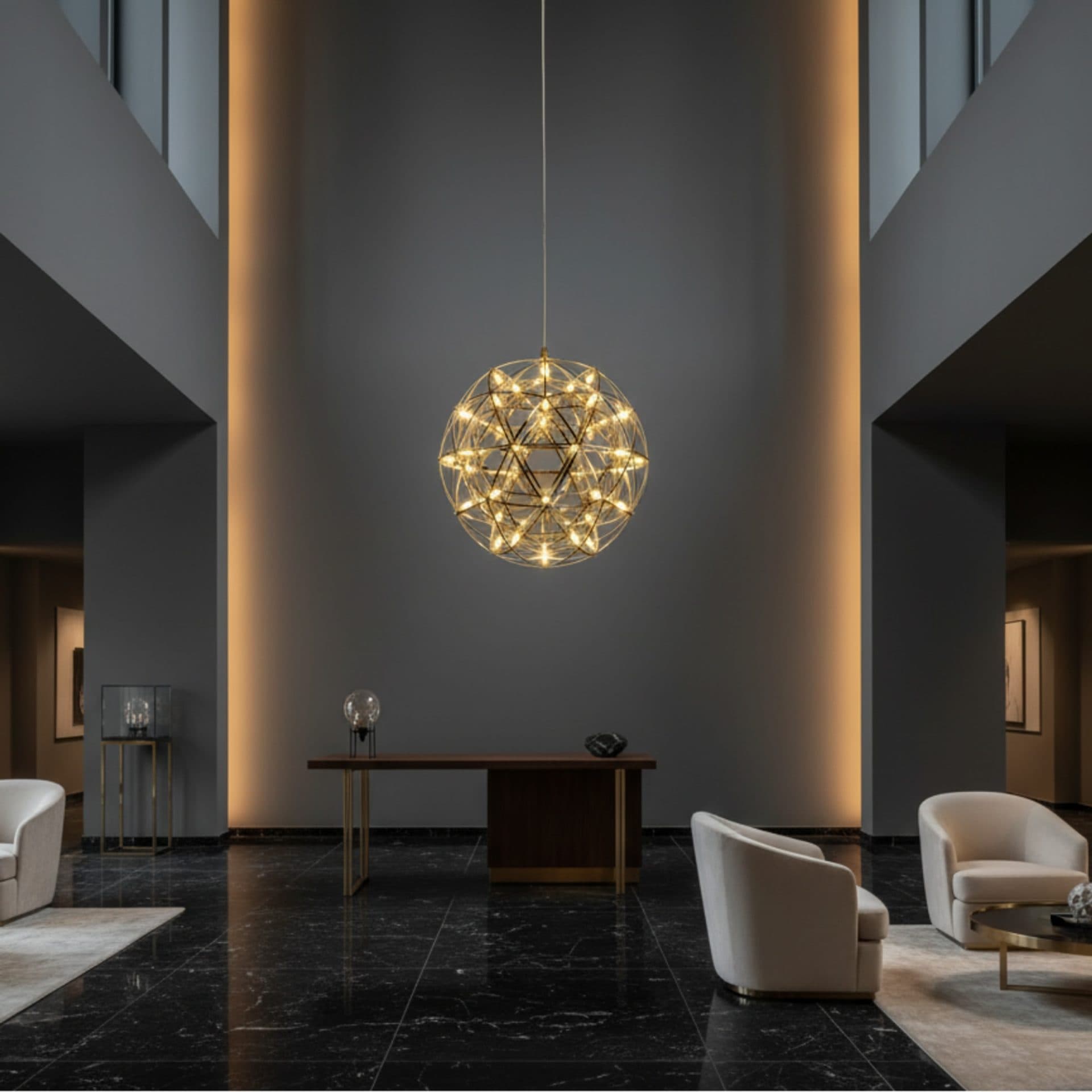 Candelabru LED Modern Flippy WELD Magno 18W Lumina Calda 3000K Crom Lucios — imagine 2