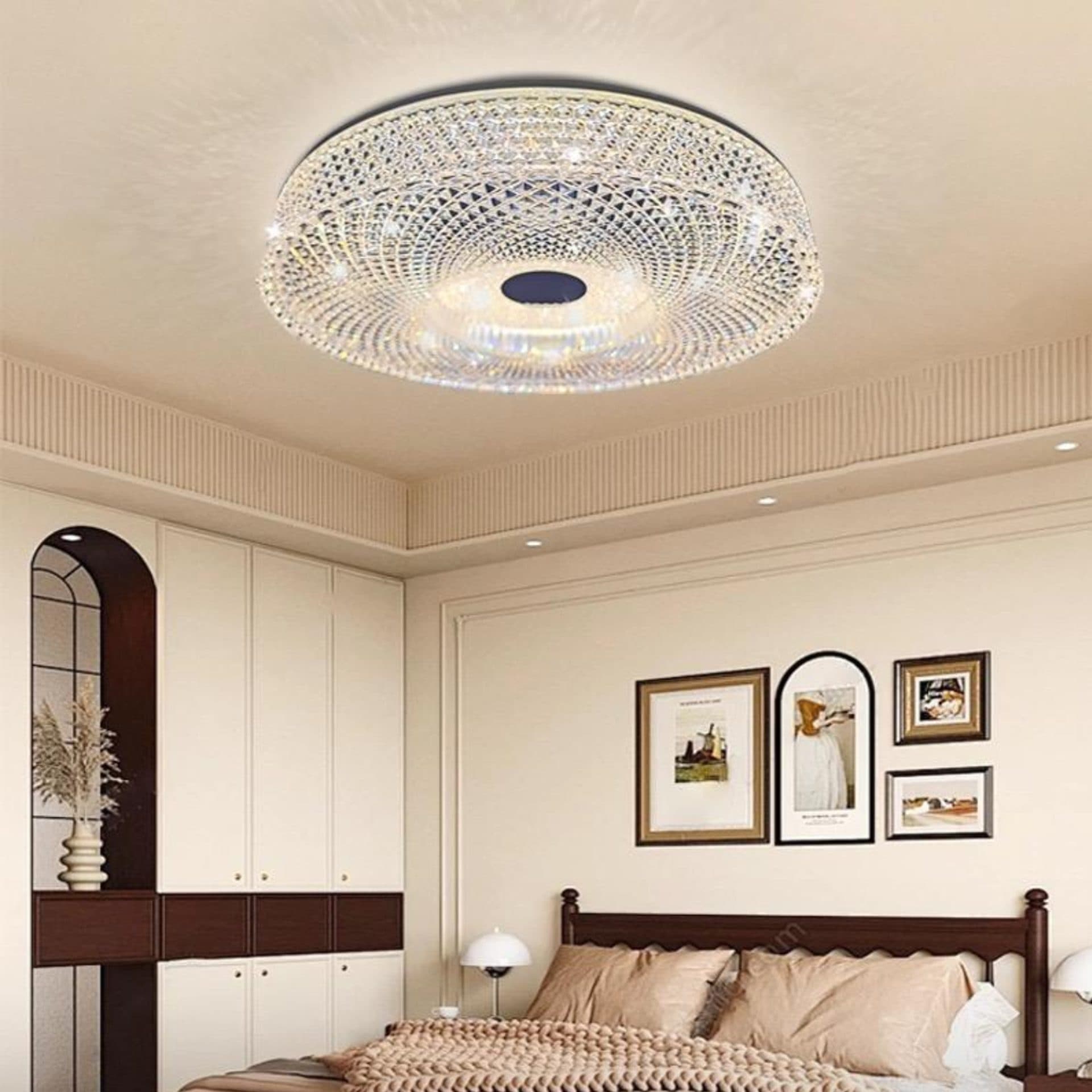 Lustra LED Flippy RADIAN Eleganza 38.9W Diametru 48.5 cm Lumina Calda/Neutra/Rece Alb — imagine 1