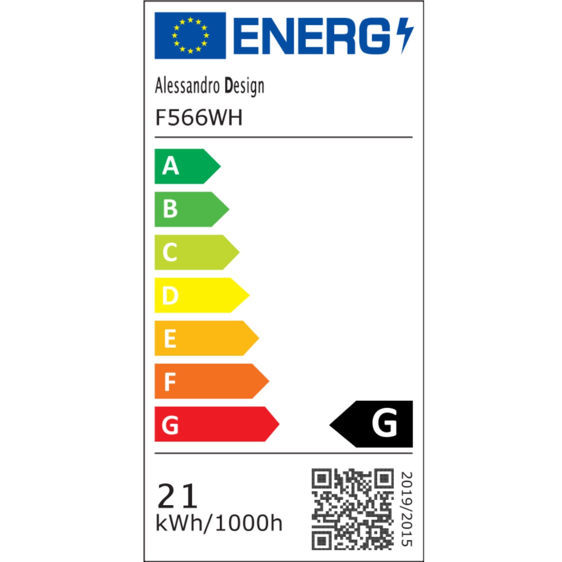 Lustra LED DUOFORM Flippy, 21W, design geometric, alb — imagine 14