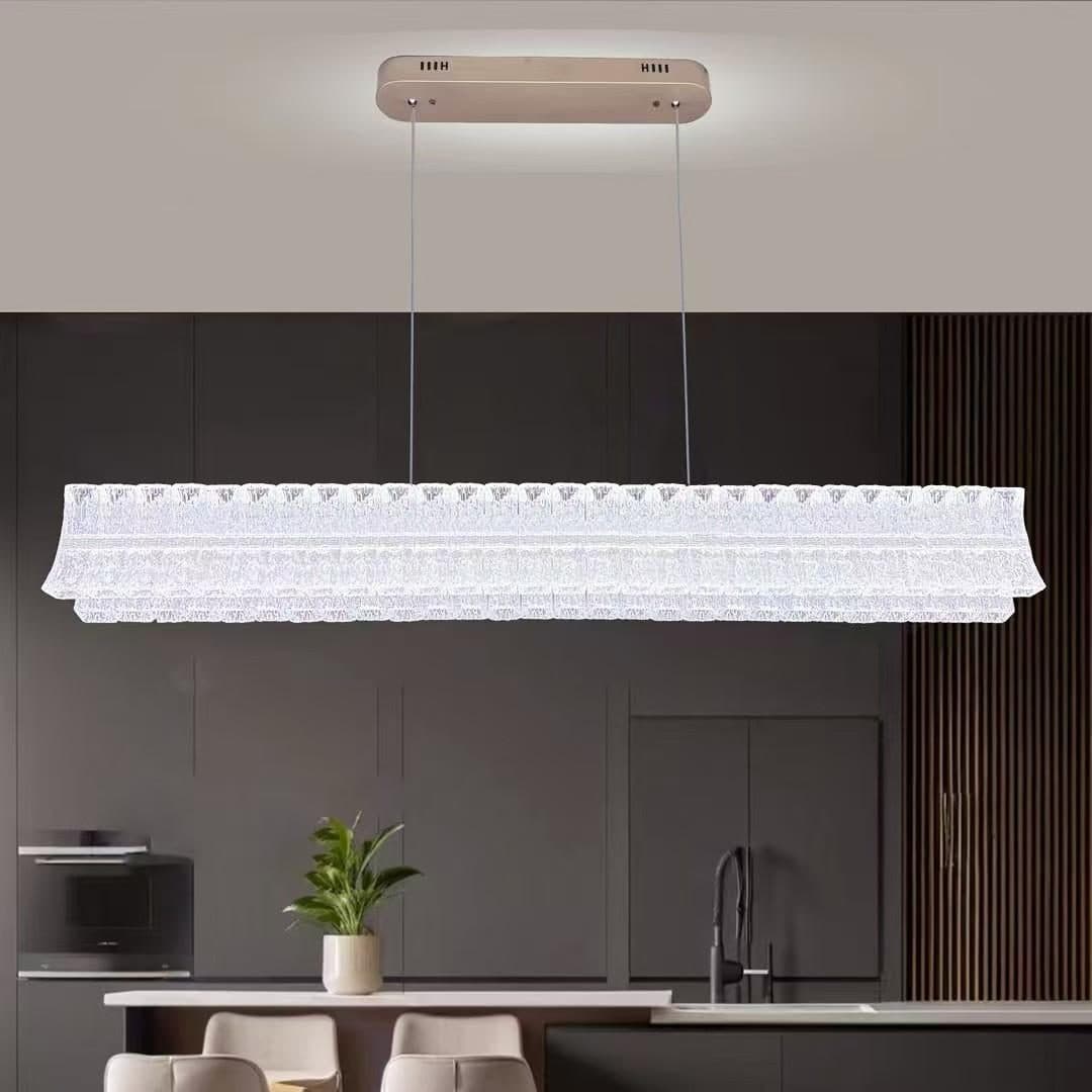 Lustra LED Flippy Suspendata Liniara 160W Auriu — imagine 8