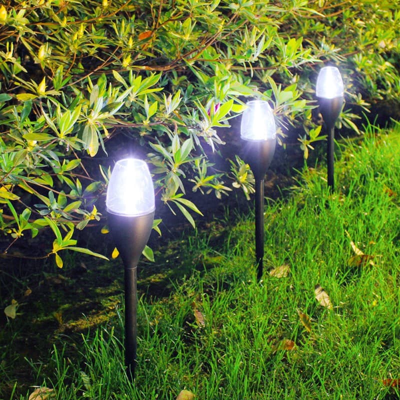 Lampa solara LED gradina Flippy, set 10 bucati, tip pahar de vin — imagine 7