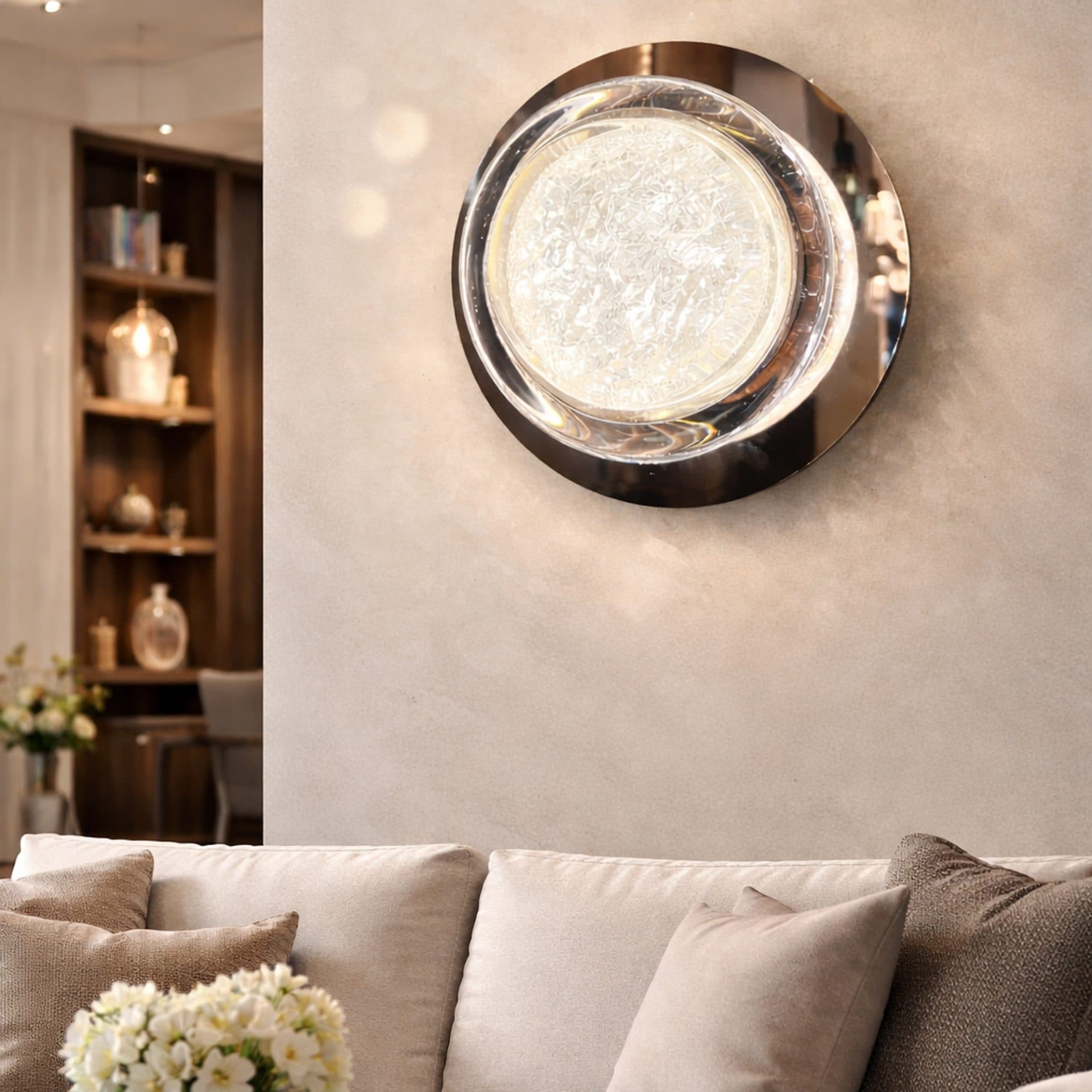 Aplica LED Decorativa Flippy Ø20 cm Lumina Reglabila — imagine 3