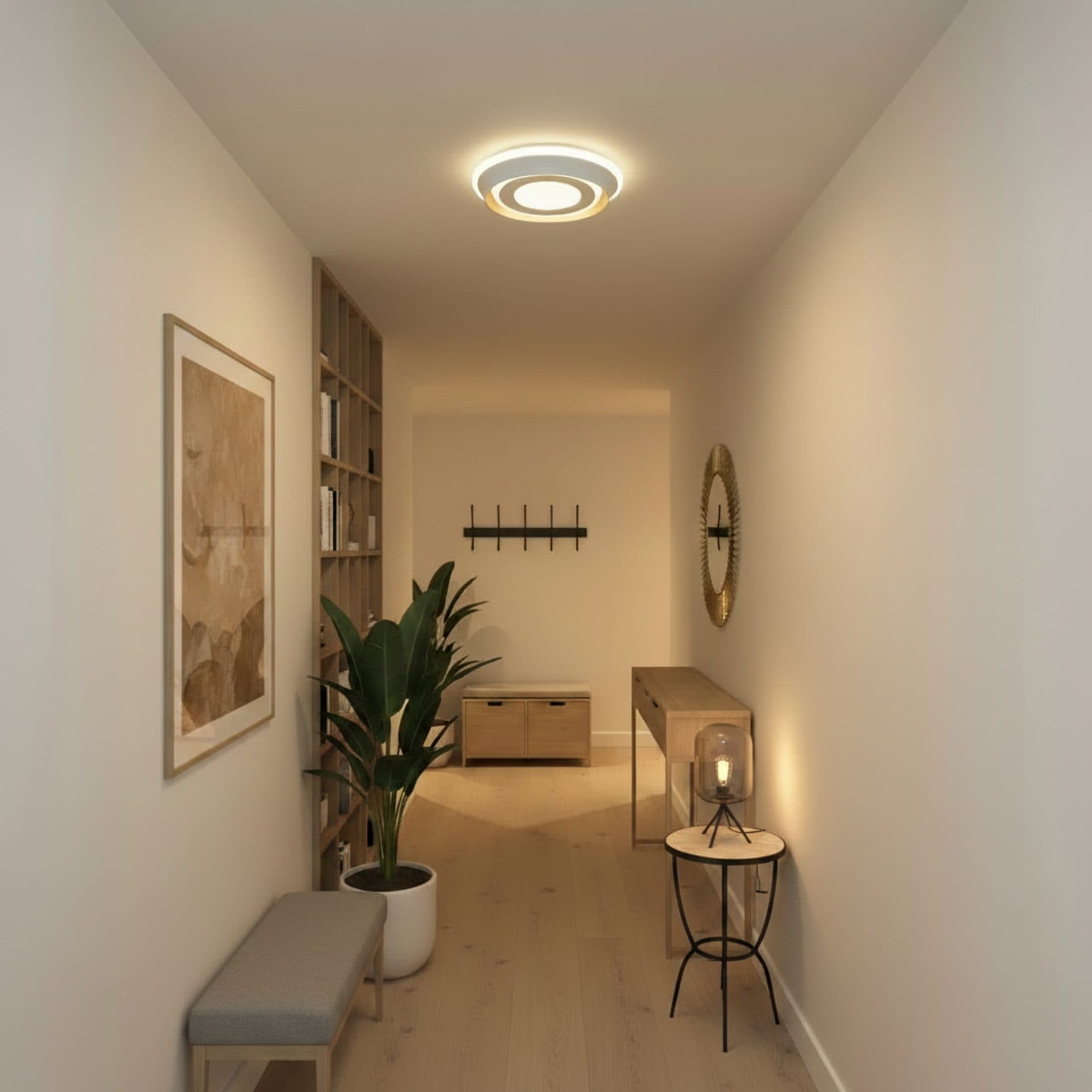 Lustra LED Flippy ROUE 27W Diametru 20cm Lumina Calda Neutra Rece — imagine 2