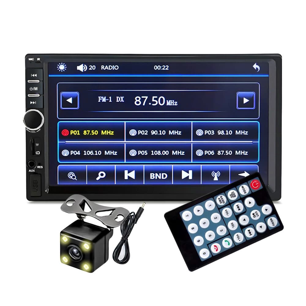 Player Video Auto 2DIN WDS-30 cu camera marsarier — imagine 1