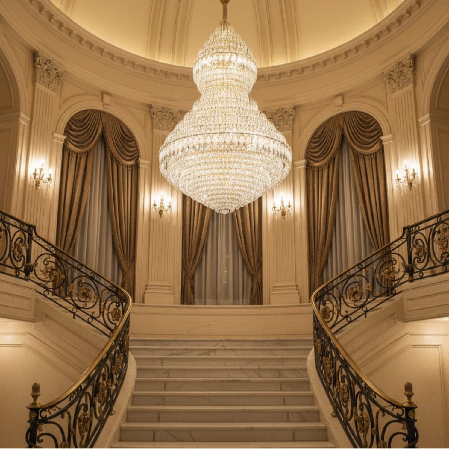 Candelabru Cristal Flippy VELVET Supremo 69x E14 Auriu Inaltime Reglabila — imagine 7