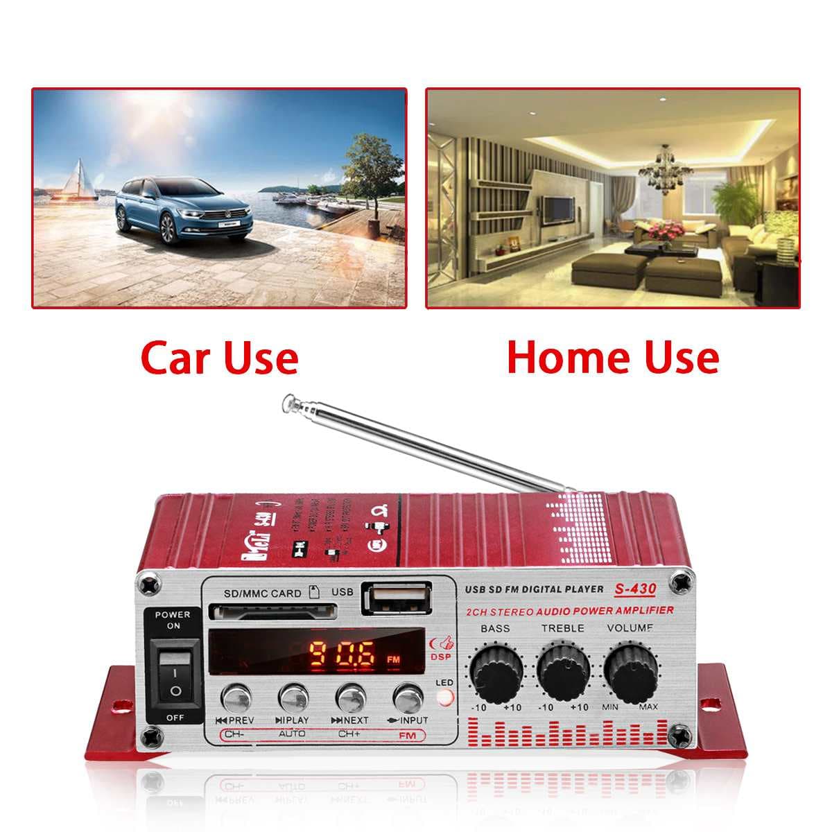 Amplificator auto mini stereo 12V 40W — imagine 5