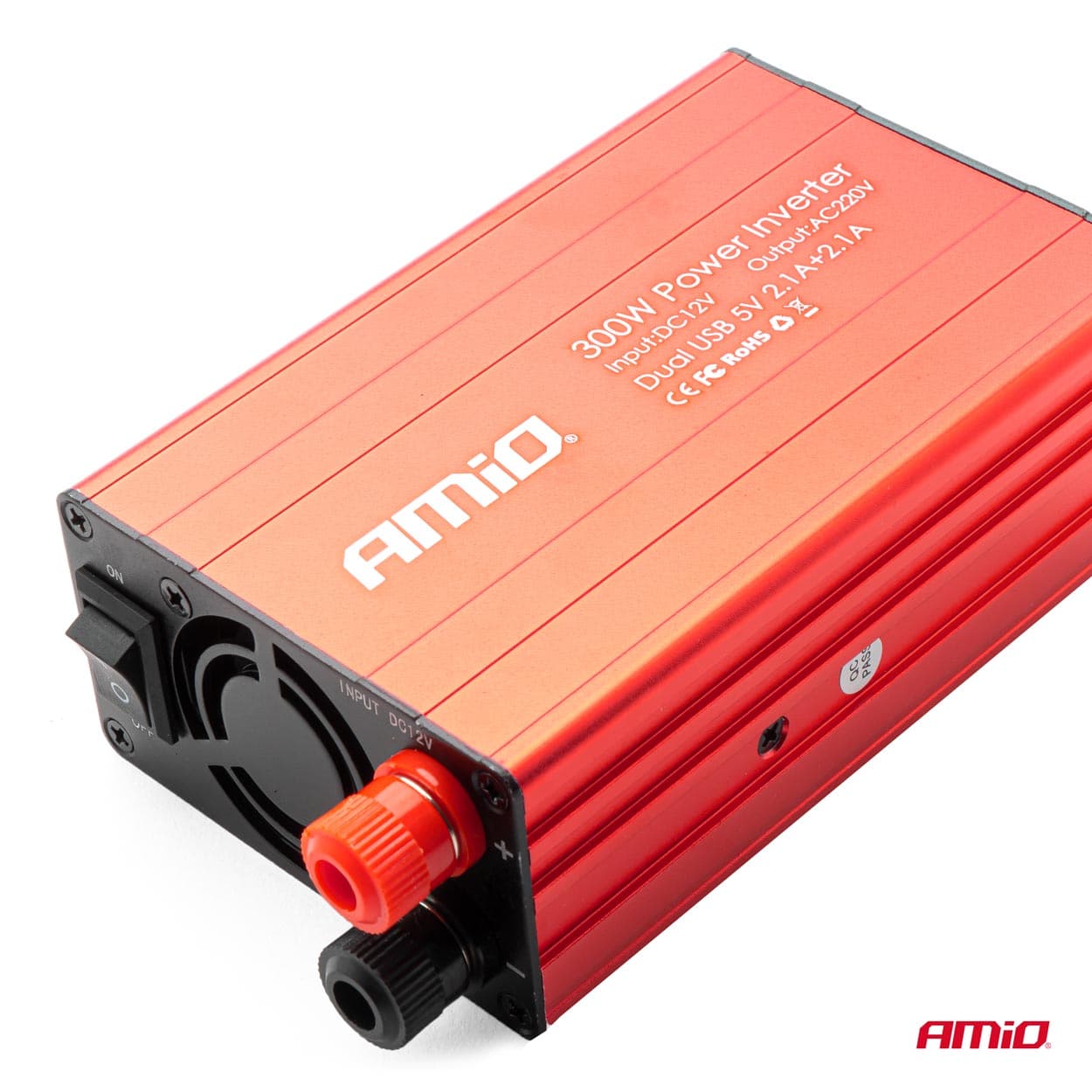 Convertor tensiune 12V 220V AMIO 300W/600W — imagine 4