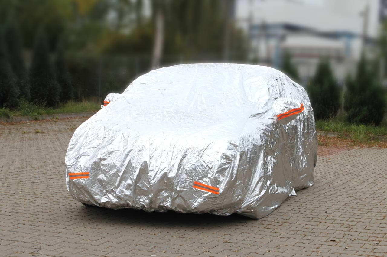 Prelata auto AMIO XL argintie — imagine 2