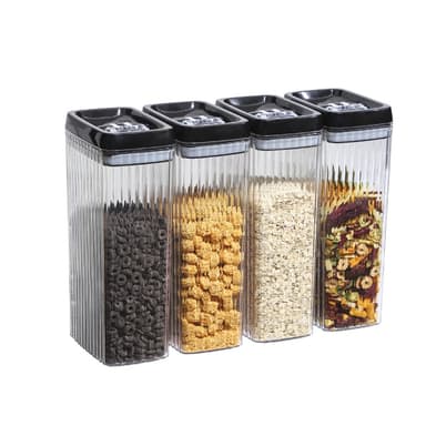 Set recipiente plastic Flippy, 4 bucati x 3.3L