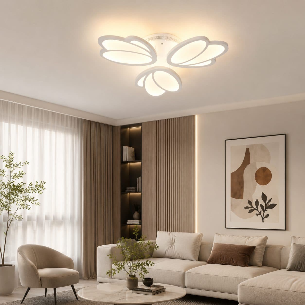 Plafoniera LED TULIP Flippy 45W — imagine 2