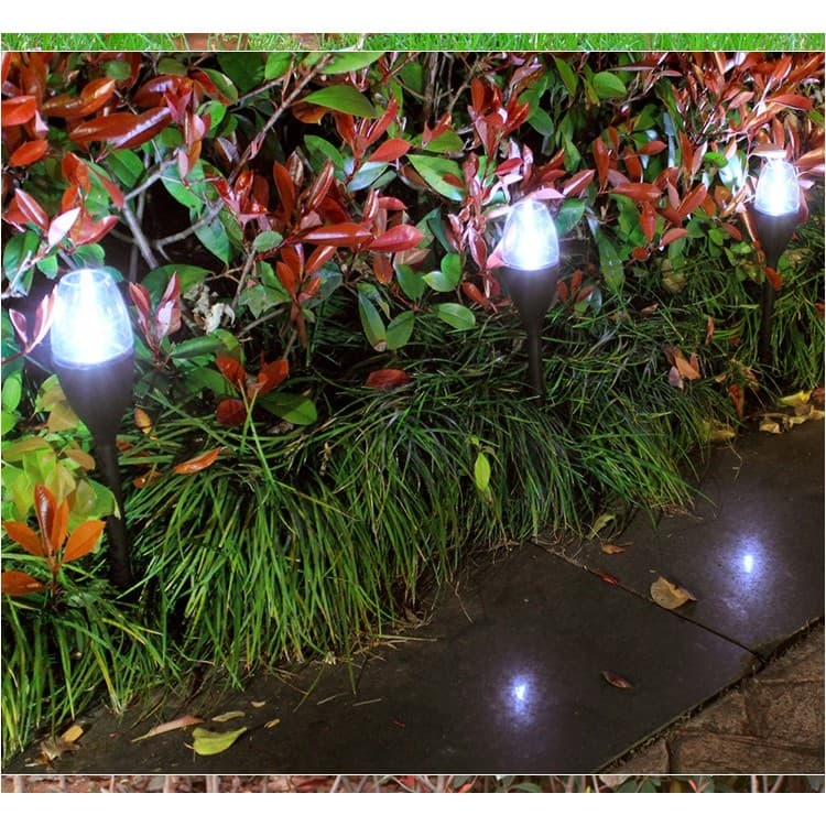 Lampa solara LED gradina Flippy, set 10 bucati, tip pahar de vin — imagine 6