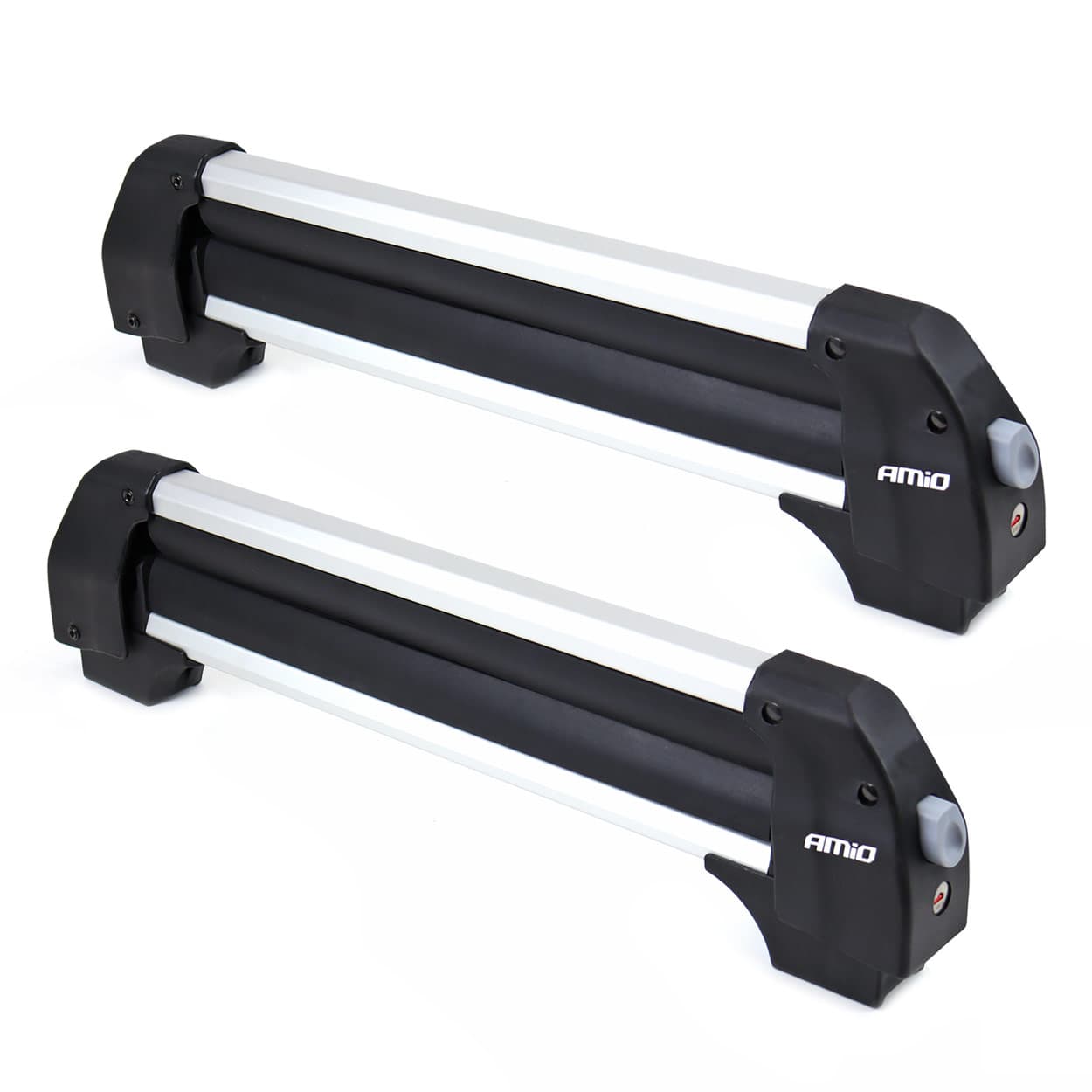 Suport Schi Snowboard AMIO cu prindere pe barele transversale, 570mm, model SSR-01S — imagine 1