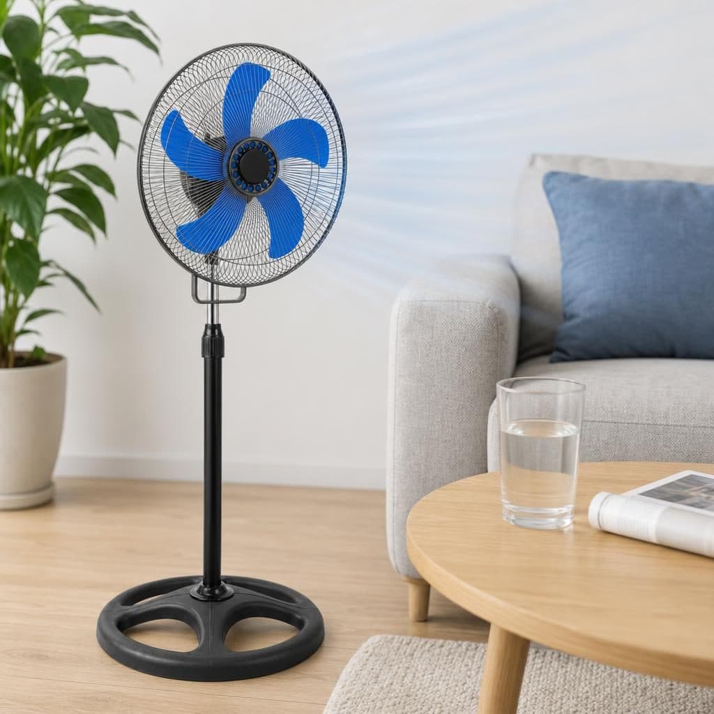 Ventilator cu picior Flippy, negru — imagine 2