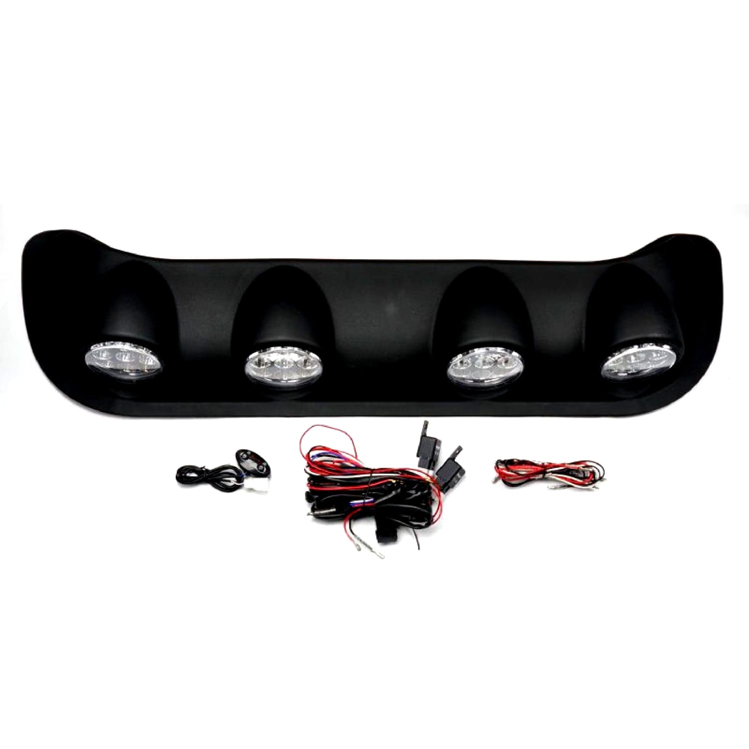 Ansamblu proiectoare LED cu Angel Eyes pentru plafon, 4 bucati, 12V — imagine 3