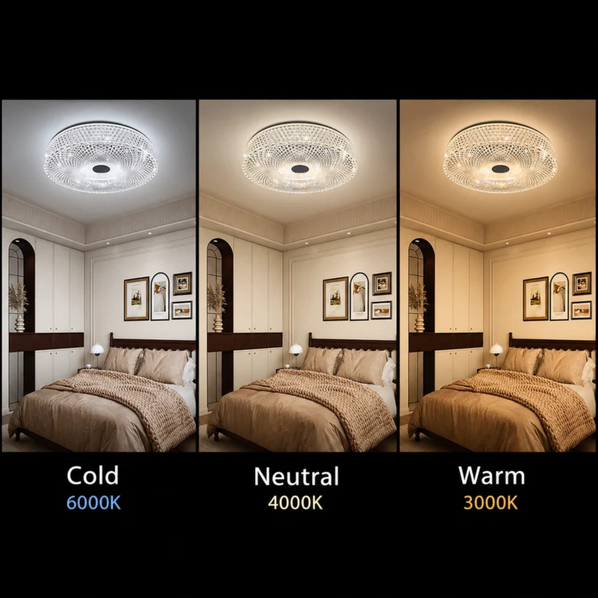 Lustra LED Flippy RADIAN Eleganza 38.9W Diametru 48.5 cm Lumina Calda/Neutra/Rece Alb — imagine 3