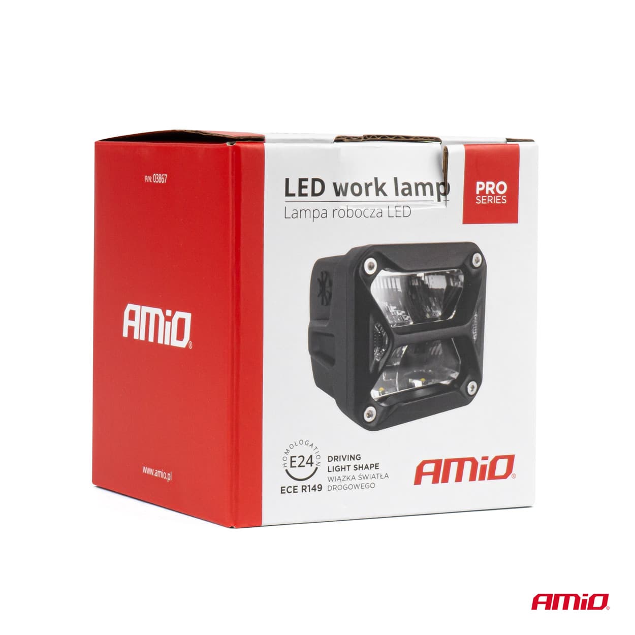 Proiector LED PRO SERIES AMIO pentru Off-Road ATV SSV 18W — imagine 6