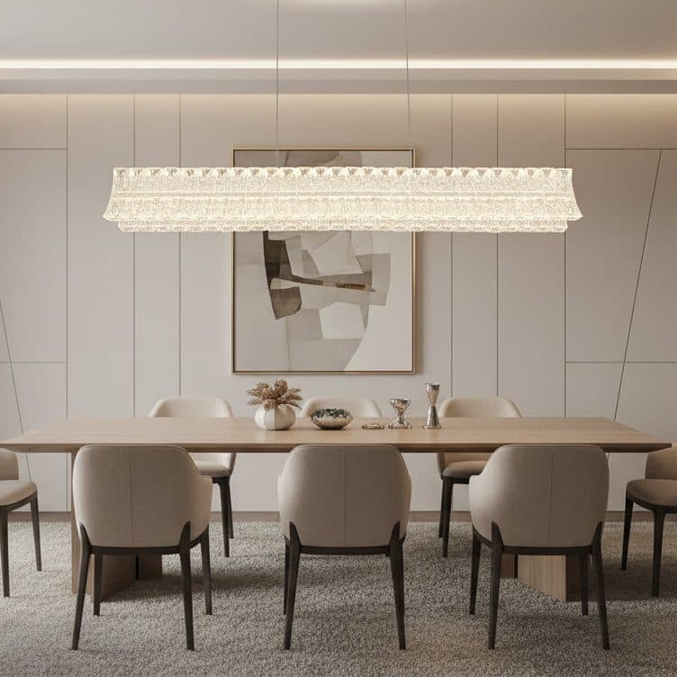 Lustra LED Flippy Suspendata Liniara 160W Auriu — imagine 6