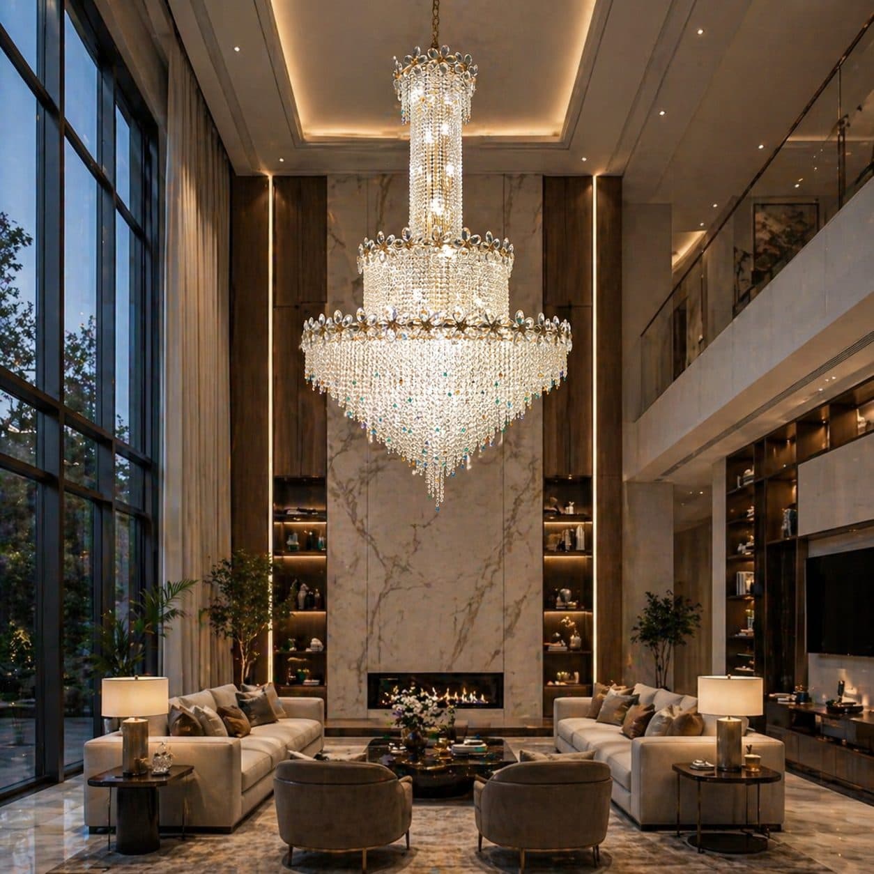 Candelabru Cristal Flippy BLOSSSOM Supremo 48x E14 Auriu — imagine 5