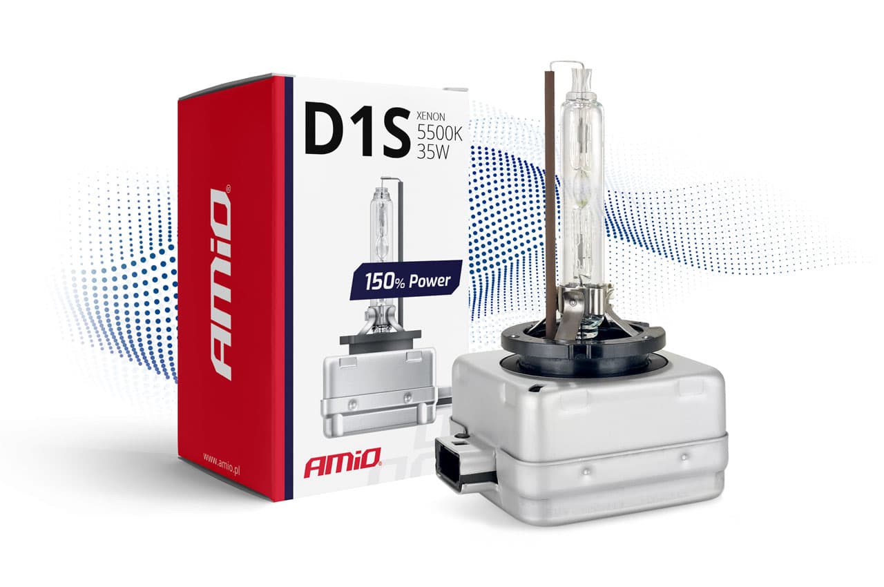 Bec auto xenon D1S 5500K 150% Power AMIO — imagine 1