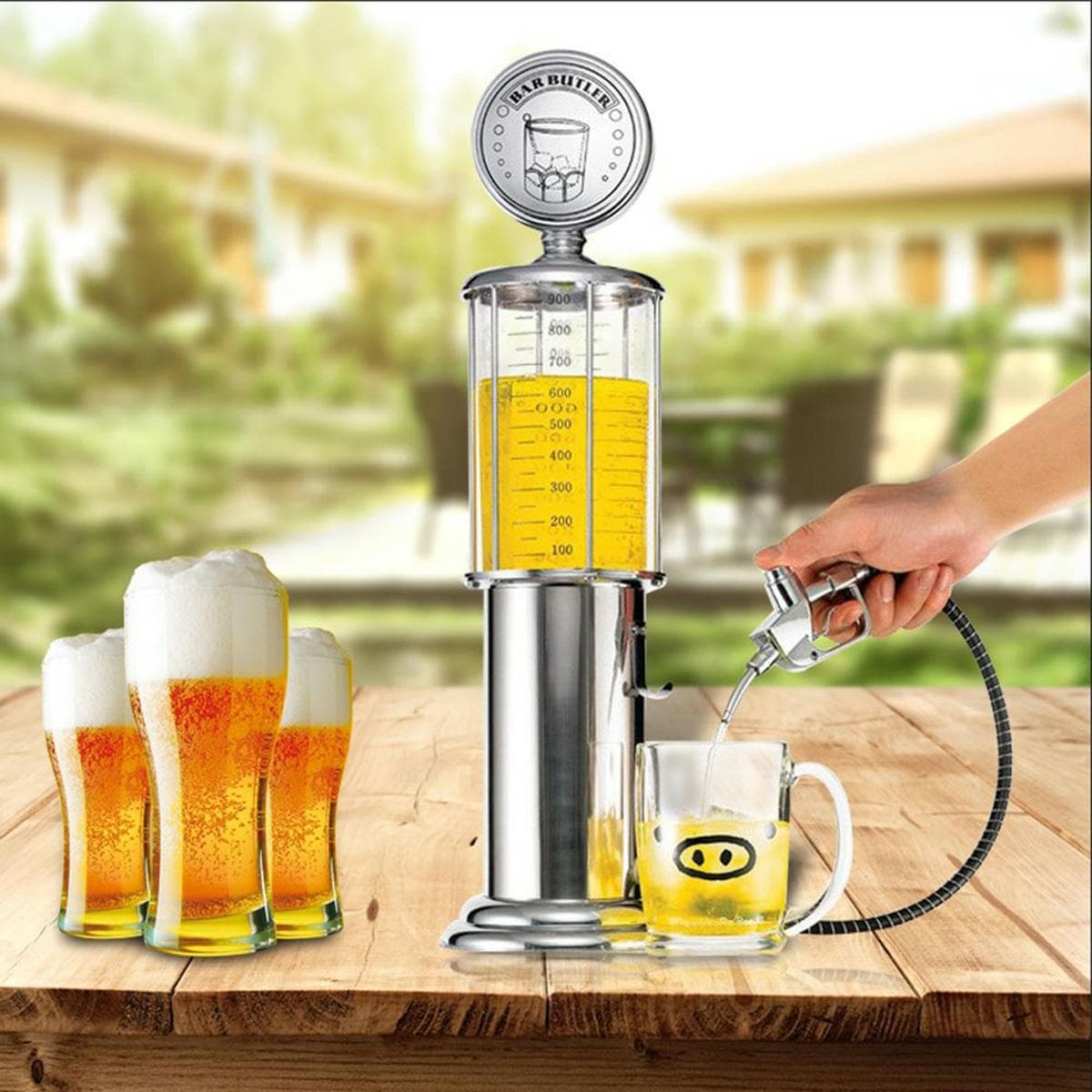 Distribuitor bauturi cu pompa tip pistol, 950 ml — imagine 1