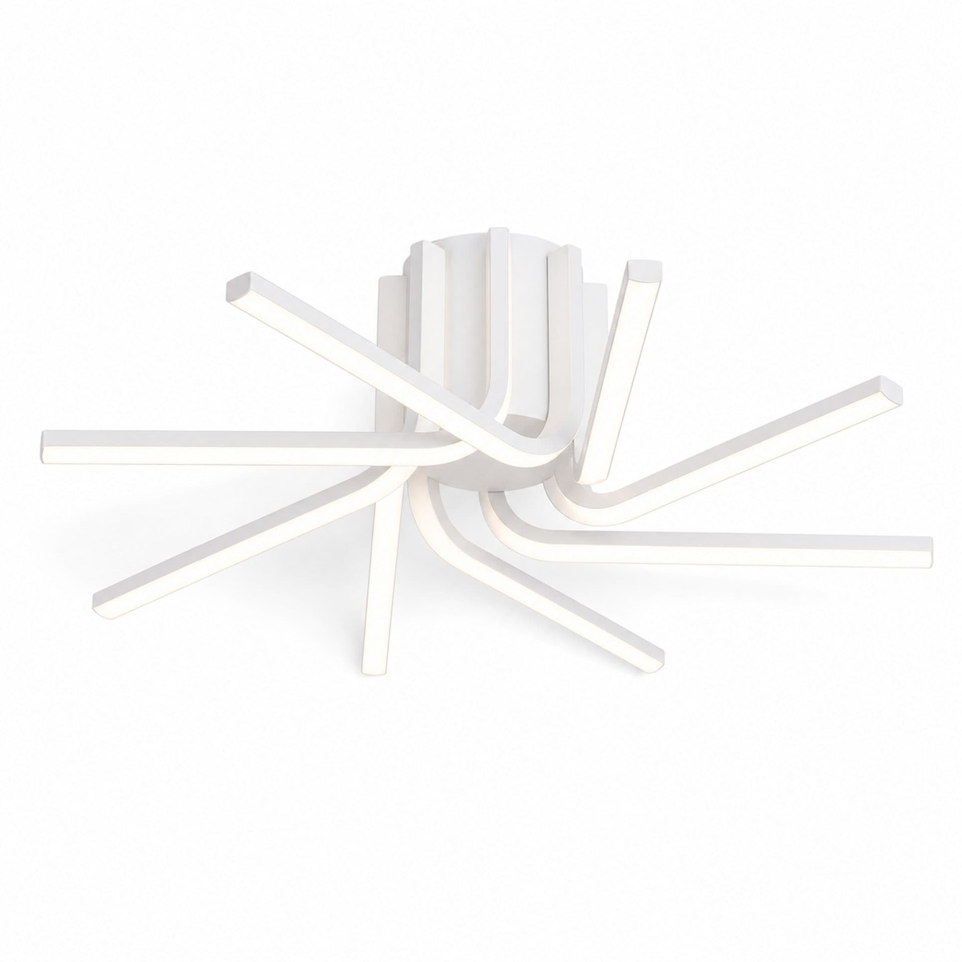 Lustra LED cu telecomanda Flippy IBANE, 128W, Alb — imagine 1