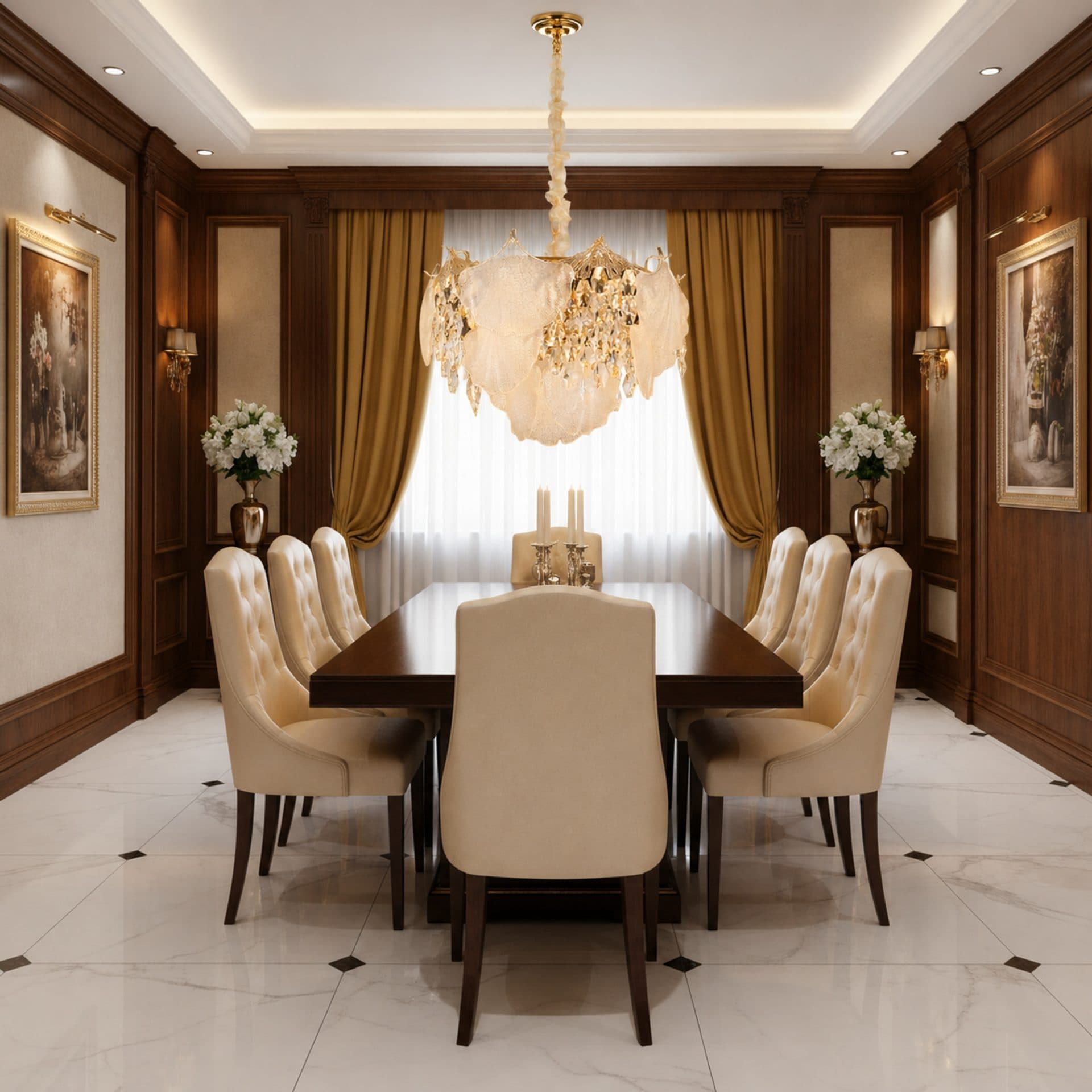 Candelabru Flippy Cristal LUXE Eleganza 9xE14 — imagine 3