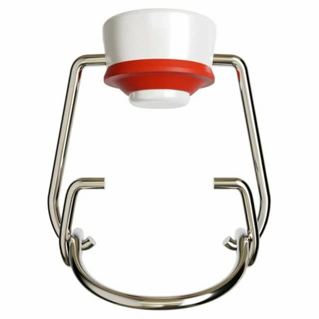Set capace sticle cu clema metalica si dop ceramic, 100 bucati — imagine 3