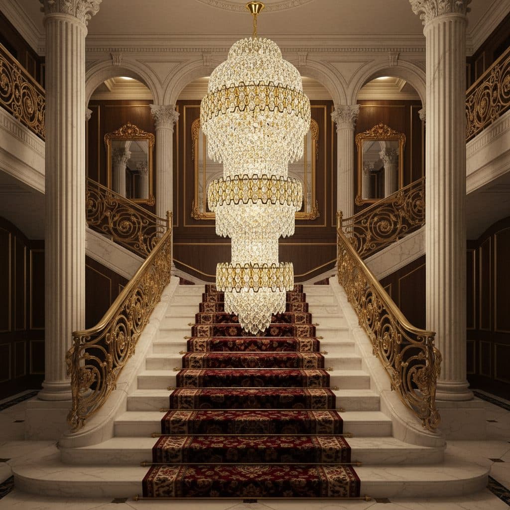 Candelabru Flippy Cristal TRIO Regalis 63xE14 Auriu Lucios — imagine 5