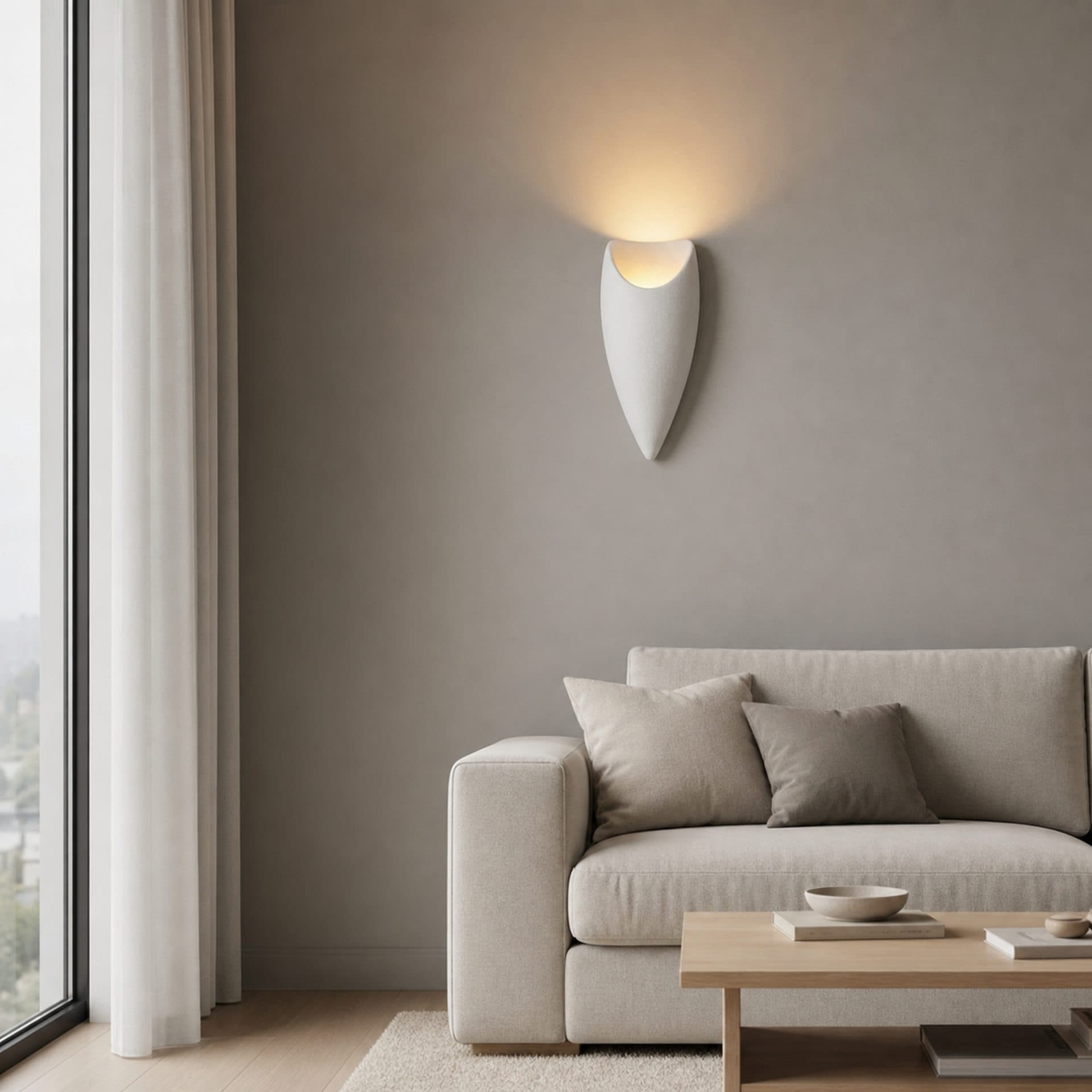 Aplica LED Decorativa Flippy CORVUS Alb 40x18cm — imagine 11