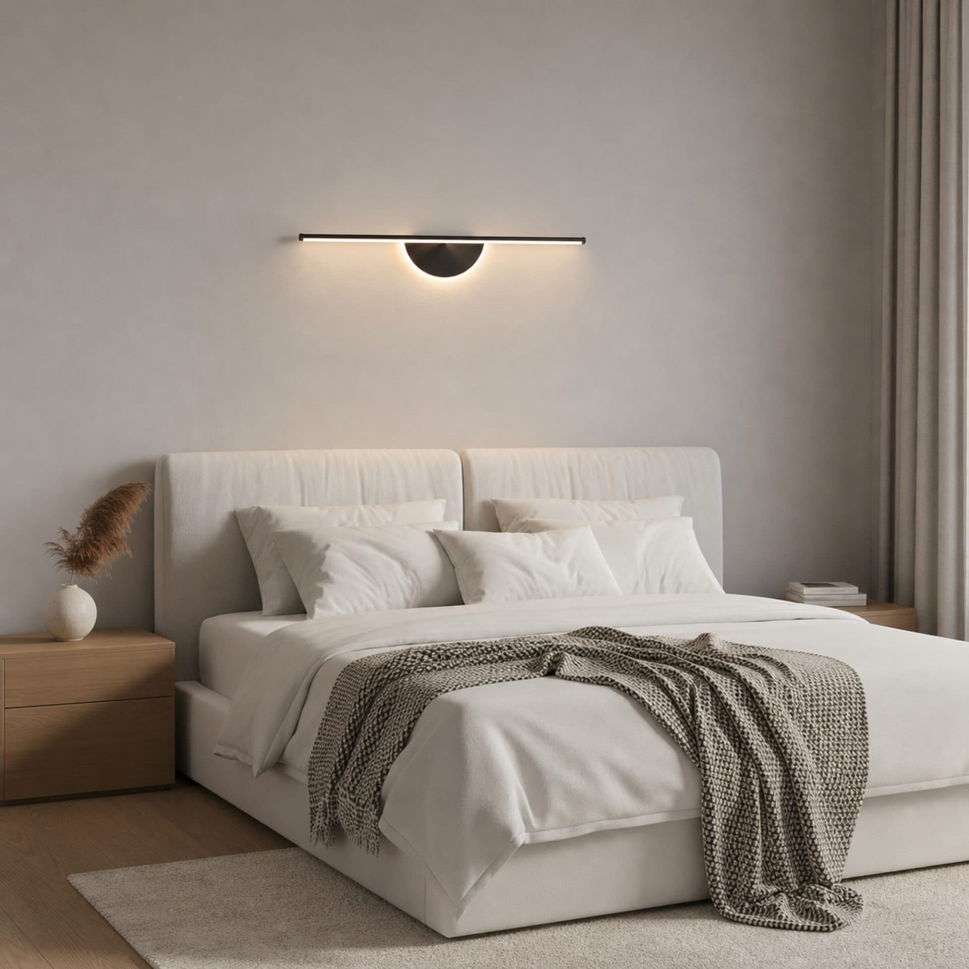 Aplica LED Decorativa Flippy 60cm Negru Calda/Neutra/Rece — imagine 11