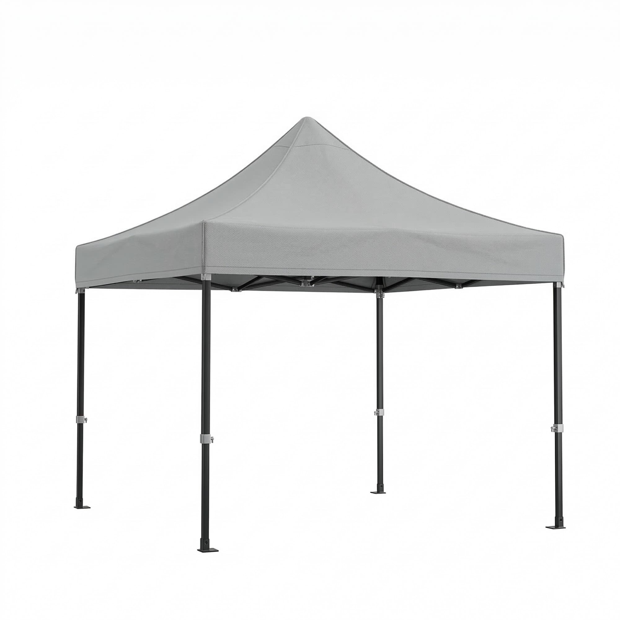 Cort Pavilion Flippy 3x3m, cadru metal pliabil, alb — imagine 1