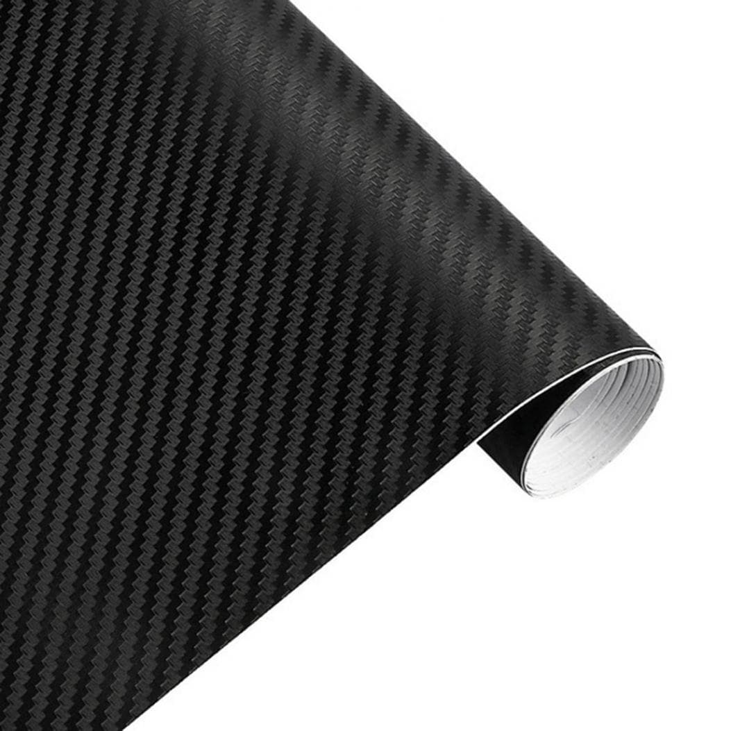 Folie colantare auto Carbon 3D Negru, 3,0m x 1,52m — imagine 2