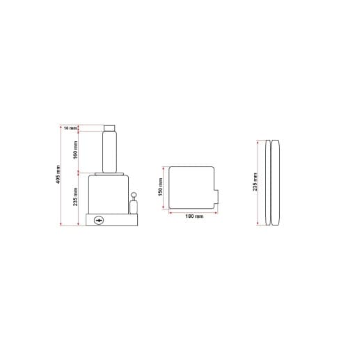 Cric hidraulic tip piston 20T — imagine 4