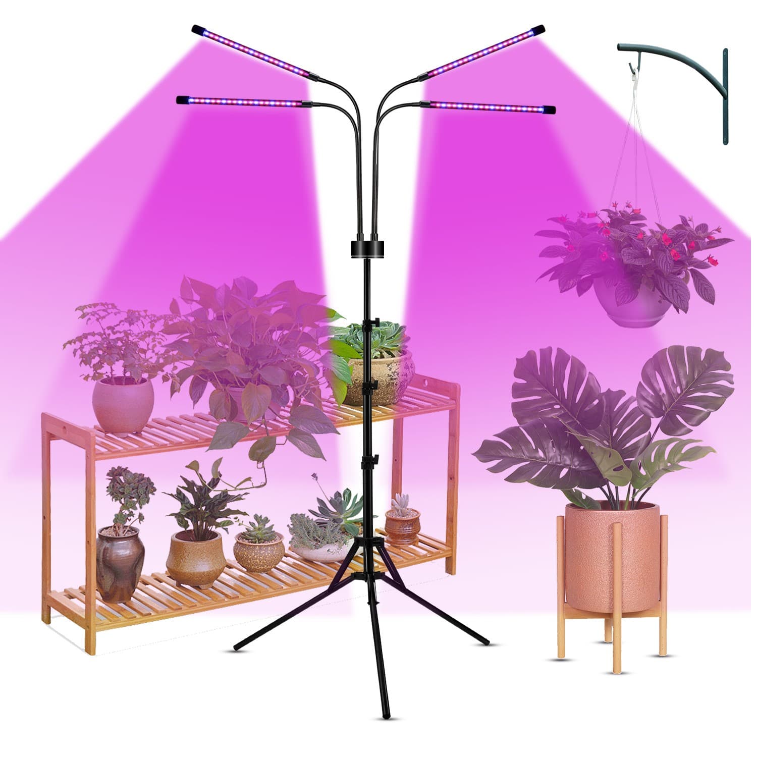 Lampa UV pentru crestere plante Flippy, 30W, 108 LED — imagine 3