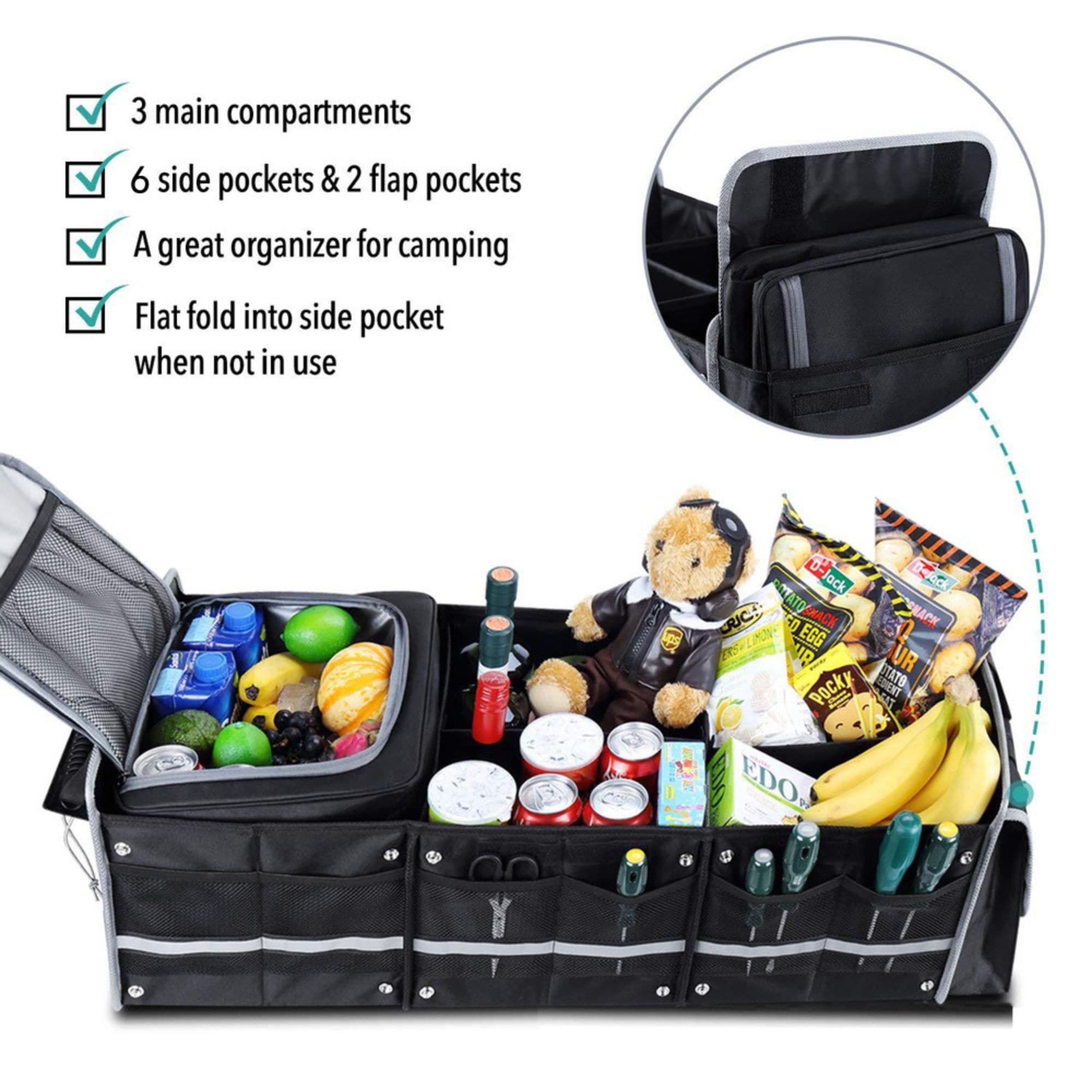 Organizator portbagaj auto Flippy pliabil cu geanta termoizolanta — imagine 5