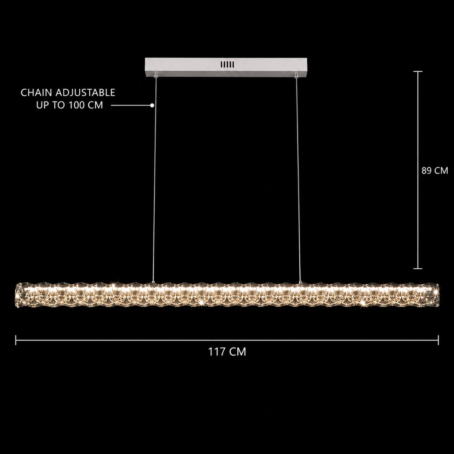 Lustra LED cu telecomanda Flippy KANGNING, 120W, Alb — imagine 4