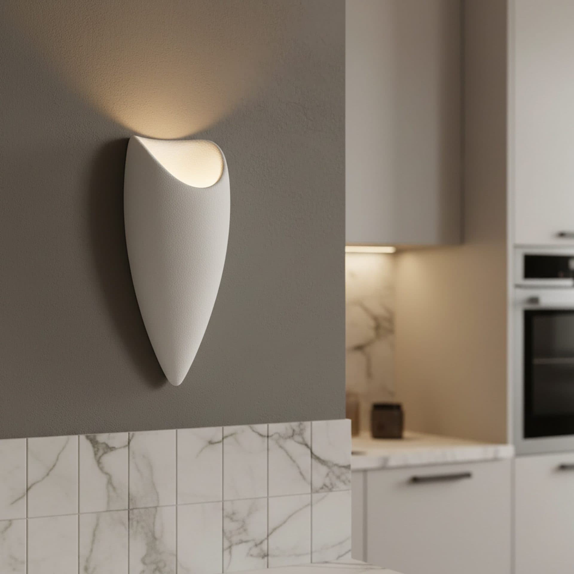 Aplica LED Decorativa Flippy CORVUS Alb 40x18cm — imagine 3